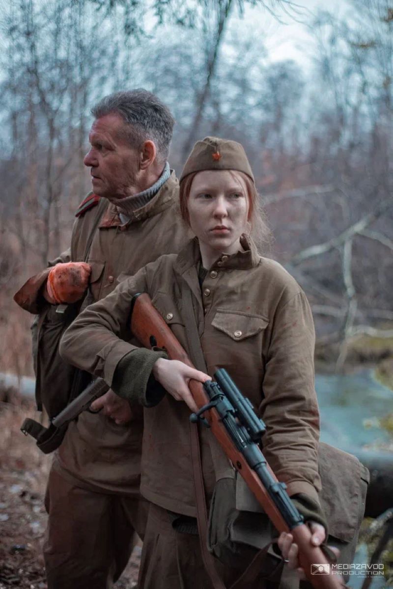 1.	Главные герои нового фильма альманаха «Живые» Мария Романова и Вадим Таланов. Фото предоставлено Сергеем Шангиным