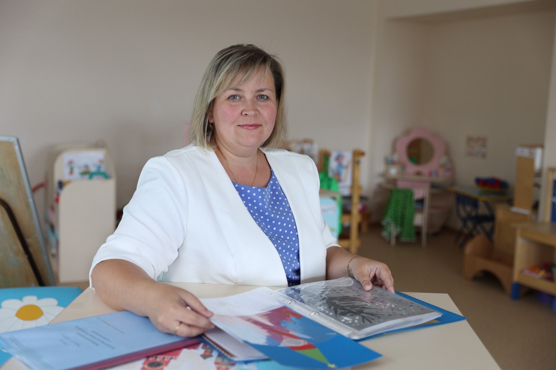 Ульяна Целищева: "Работать в детском саду мне понравилось больше, чем в школе". Фото Владимира Коцюбы-Белых