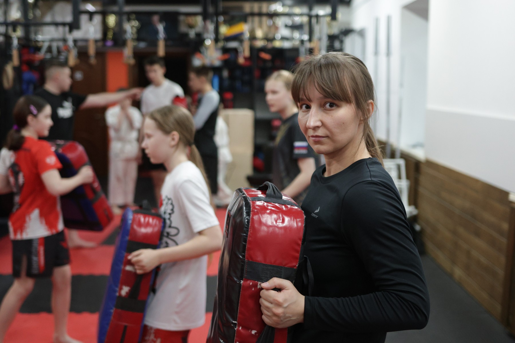 Марина Шипицына новичок в карате, но несмотря на это, она целиком увлечена спортом, как и вся её семья.