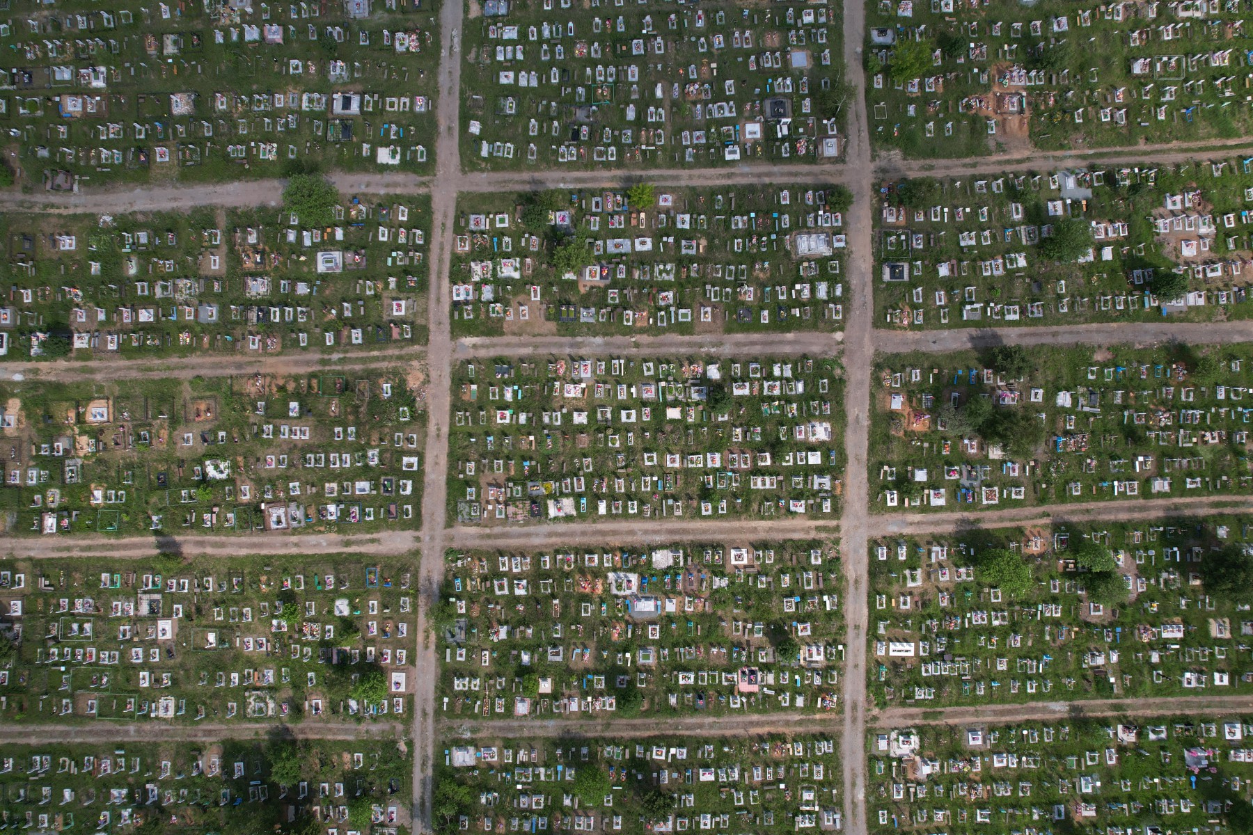 Ревдинское кладбище скоро почти всё переедет в сеть. Фото предоставлено администрацией города.