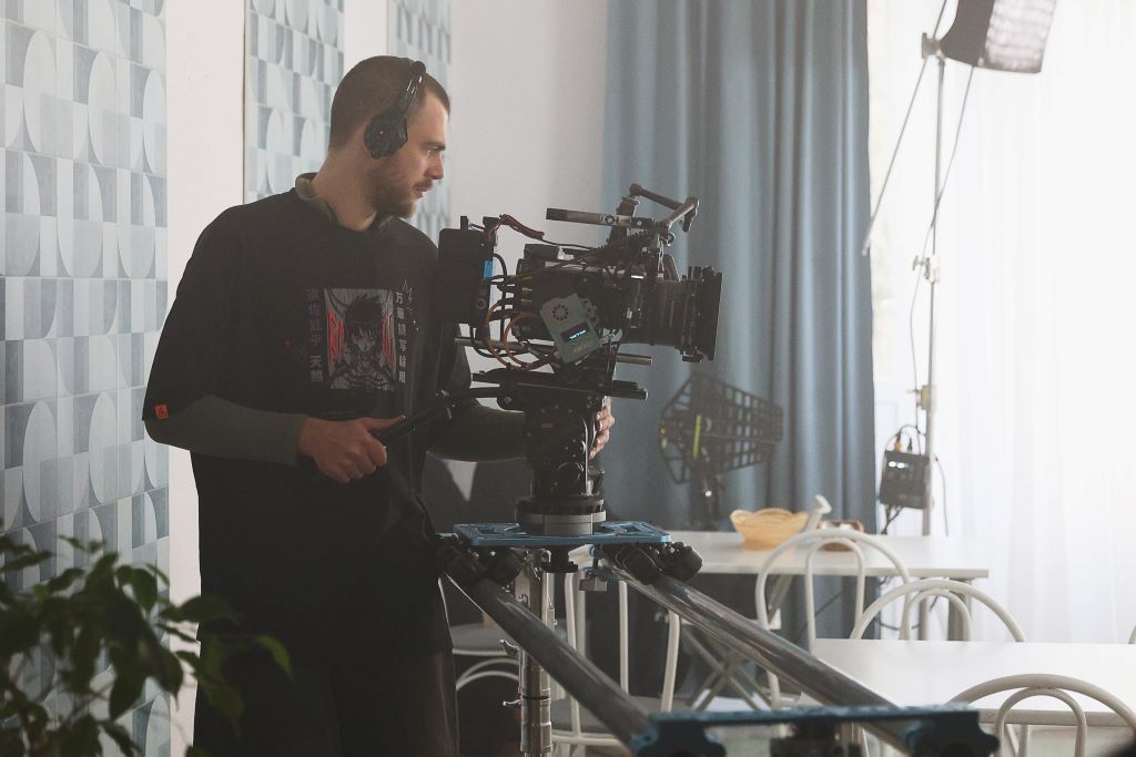 Фрагмент съемки сериала. Фото Владиимра коцюбы-Белых