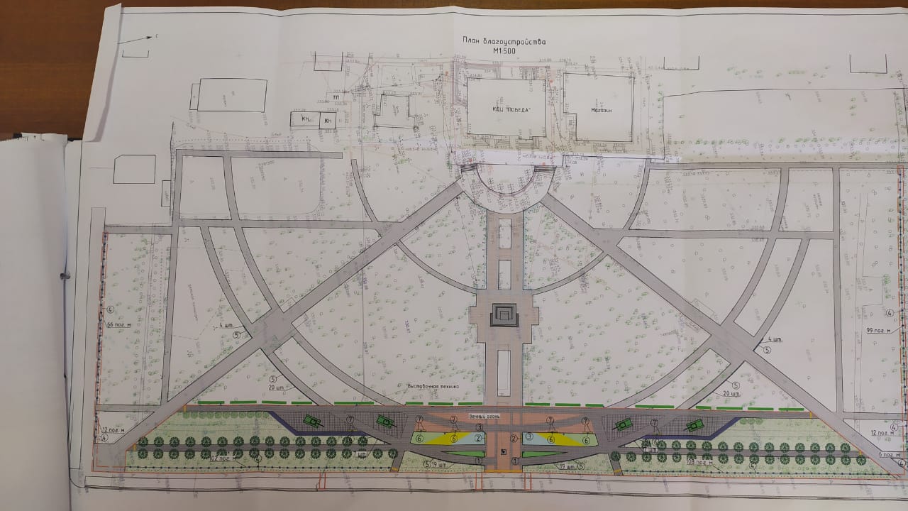 План реконструкции парка Победы. Фото предоставлено УГХ