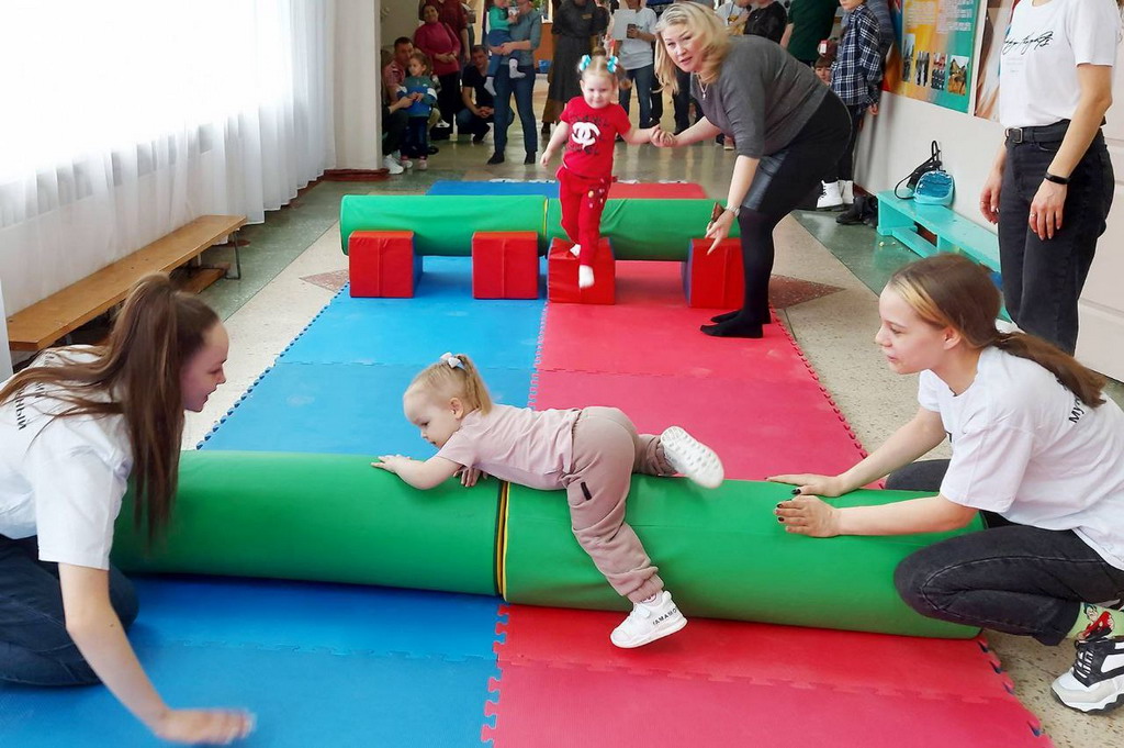 Городские соревнования среди малышей. Фото предоставлено Вероникой Шабуниной