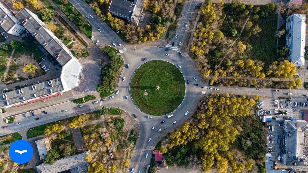 Кольцо, которое соединяет проспекты Мира, Победы, Строителей и Западное шоссе. Фото предоставлено Вероникой Шабуниной
