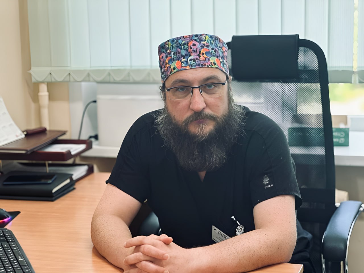 Заведующий отделением реанимации и интенсивной терапии ЦГКБ № 24 Екатеринбурга, врач-кардиолог и анестезиолог-реаниматолог Николай Шадрин. Фото предоставлено пресс-службой ЦГКБ № 24