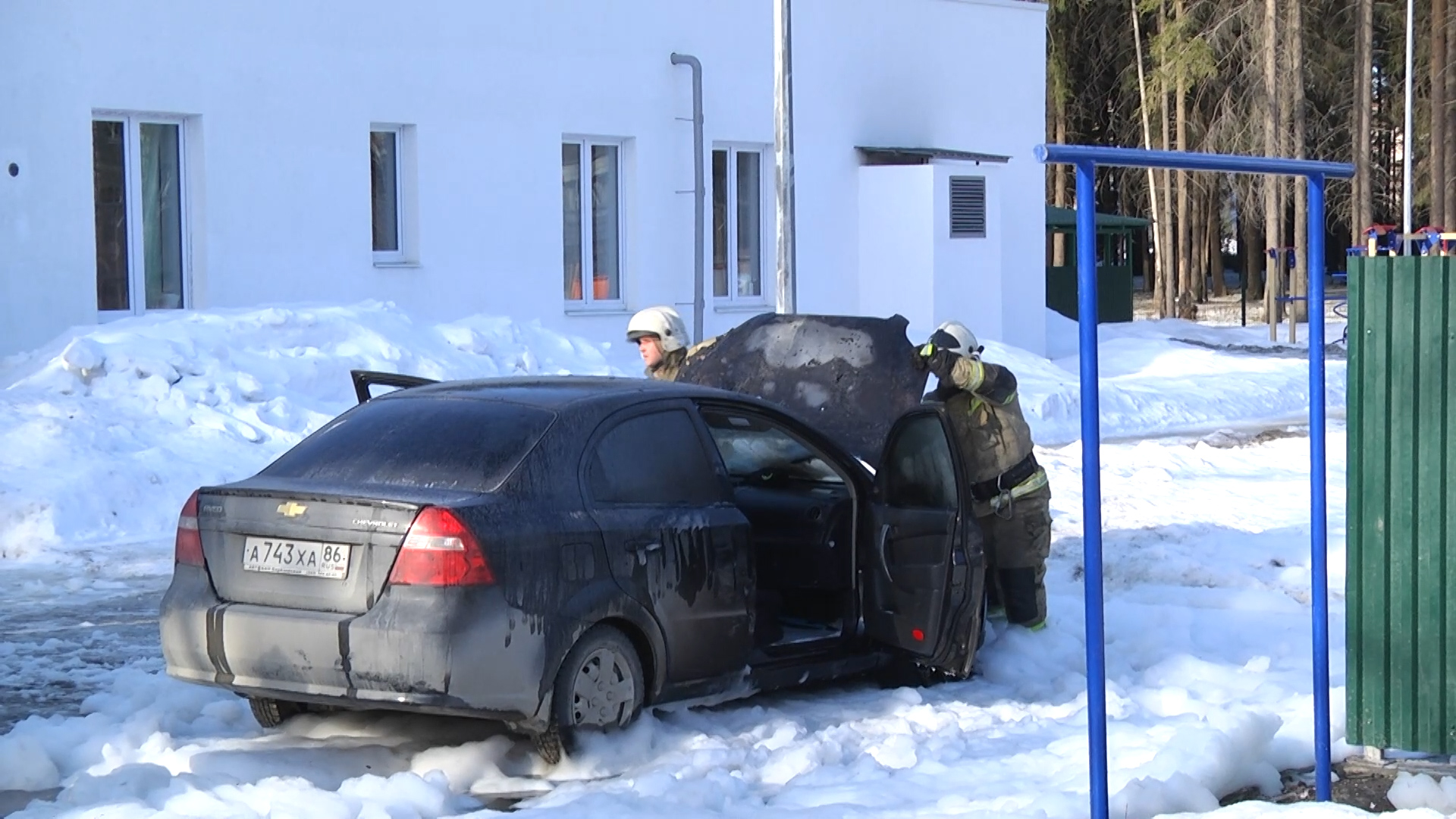 В Ревде у детского сада сгорела машина Ревда новости