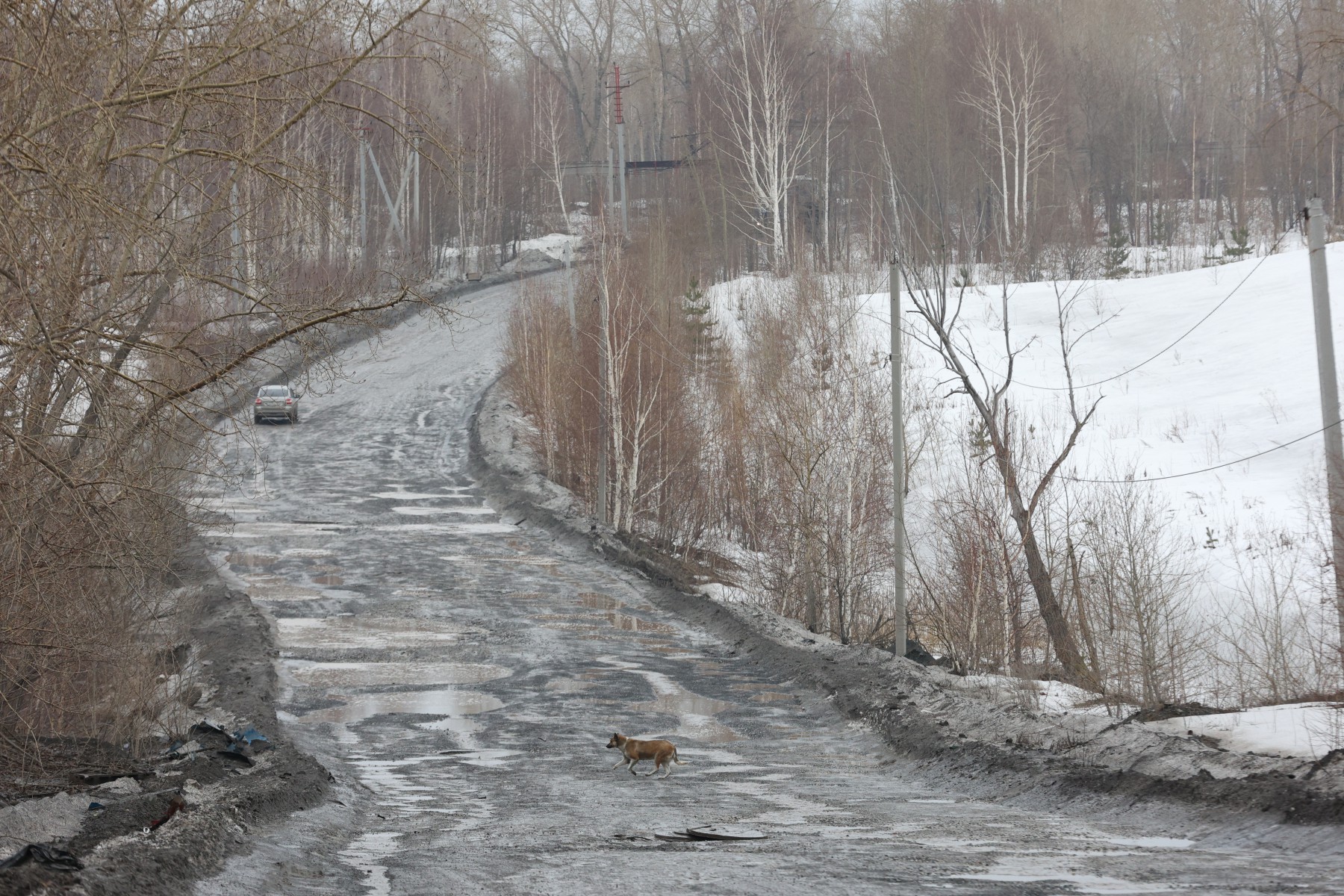 Полотно старой дороги на Первоуральск должно быть полностью готово к 1 октября — это условия контракта. Фото из архива редакции